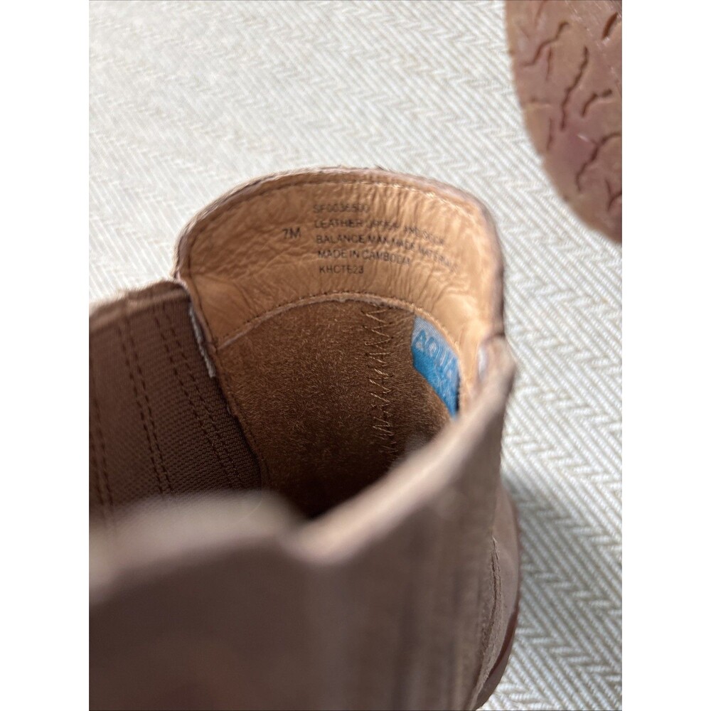 Sofft Womens Size 7 Bellis III Brown Leather Waterproof Chelsea Boots Shoes - Picture 5 of 6